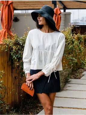 ABLE Skylar Swing Top: Almond